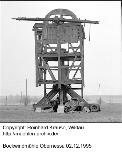 Bockwindmühle Obernessa, R. Krause 02.12.1995